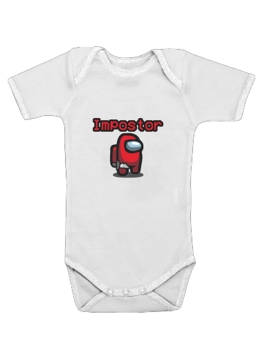   Impostor Among Us voor Baby short sleeve onesies