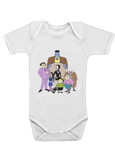  addams family voor Baby short sleeve onesies