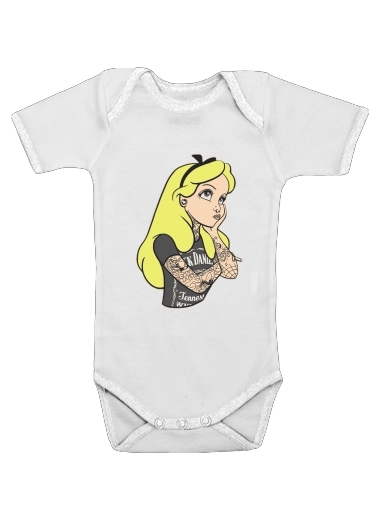  Alice Jack Daniels Tatoo voor Baby short sleeve onesies