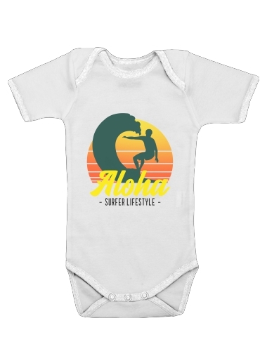  Aloha Surfer lifestyle voor Baby short sleeve onesies