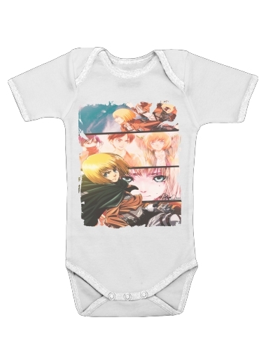  armin arlert voor Baby short sleeve onesies