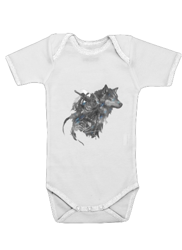  artorias and sif voor Baby short sleeve onesies