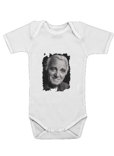  Aznavour Hommage Fan Tribute voor Baby short sleeve onesies