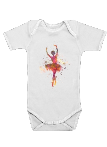  Ballerina Ballet Dancer voor Baby short sleeve onesies