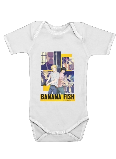  Banana Fish FanArt voor Baby short sleeve onesies