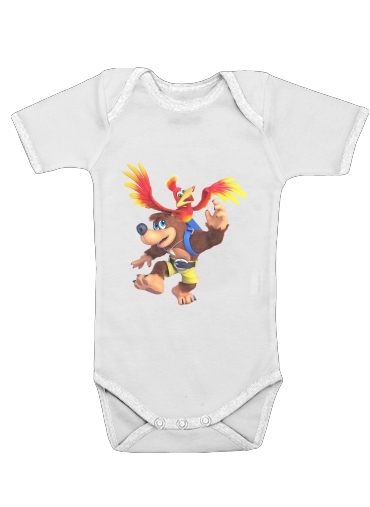  banjo kazooie voor Baby short sleeve onesies