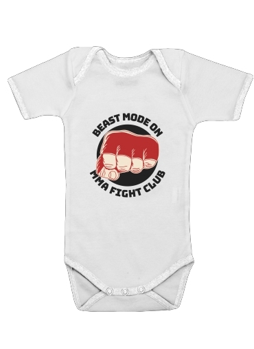  Beast MMA Fight Club voor Baby short sleeve onesies