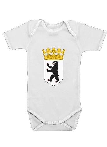  Berlin Flag voor Baby short sleeve onesies