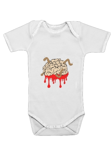  Big Brain voor Baby short sleeve onesies