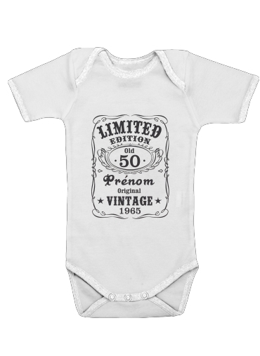  Birthday Custom Jack Daniels voor Baby short sleeve onesies