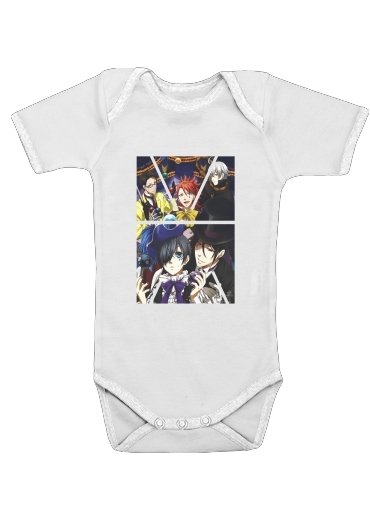  Black Butler Fan Art voor Baby short sleeve onesies