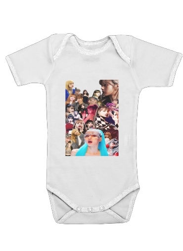  Blackpink Lisa Collage voor Baby short sleeve onesies