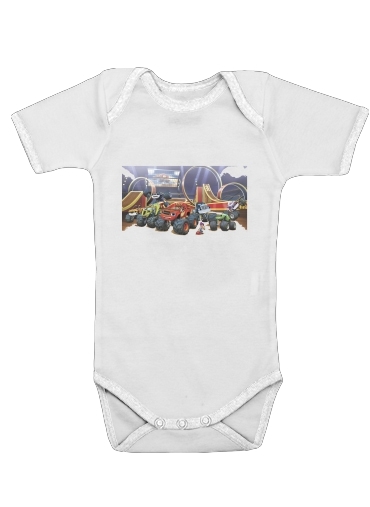  Blaze Cars voor Baby short sleeve onesies