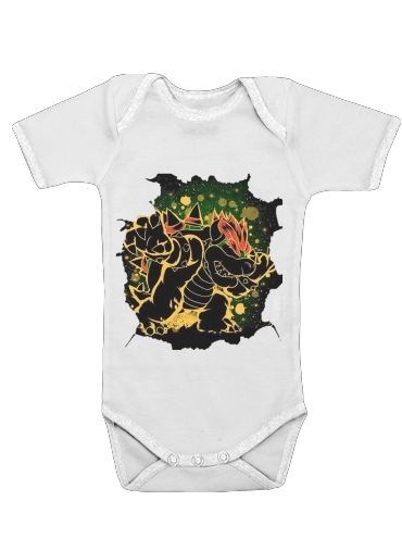  Bowser Abstract Art voor Baby short sleeve onesies