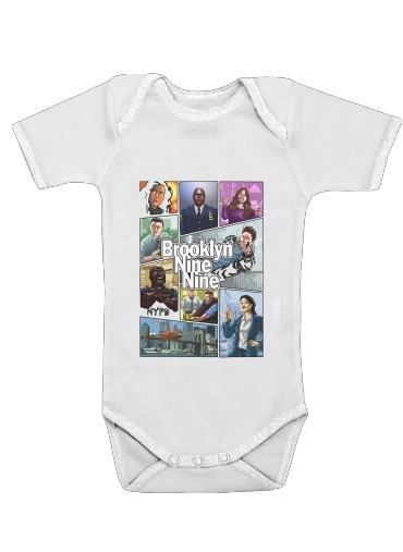  Brooklyn Nine nine Gta Mashup voor Baby short sleeve onesies