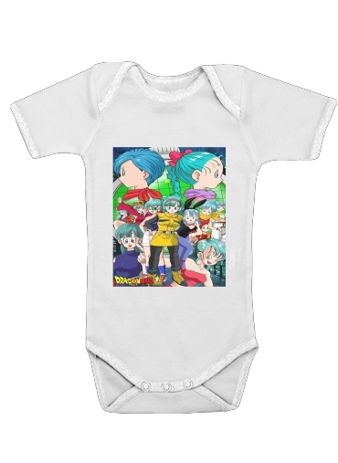  Bulma Dragon Ball super art voor Baby short sleeve onesies