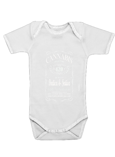  Cannabis voor Baby short sleeve onesies