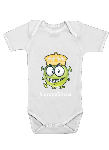  Corona Virus voor Baby short sleeve onesies