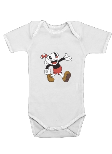  Cuphead voor Baby short sleeve onesies