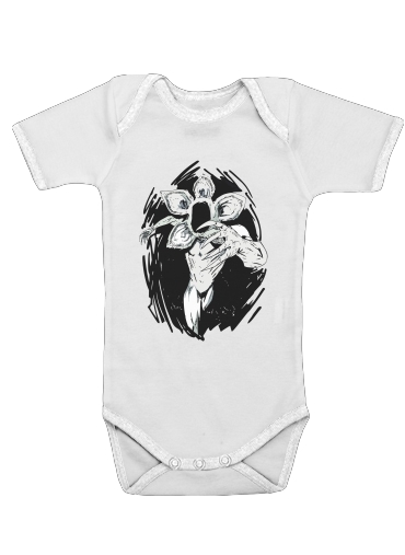  Demogorgon Stranger Things ART voor Baby short sleeve onesies