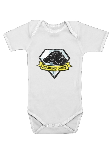  Diamond Dogs Solid Snake voor Baby short sleeve onesies