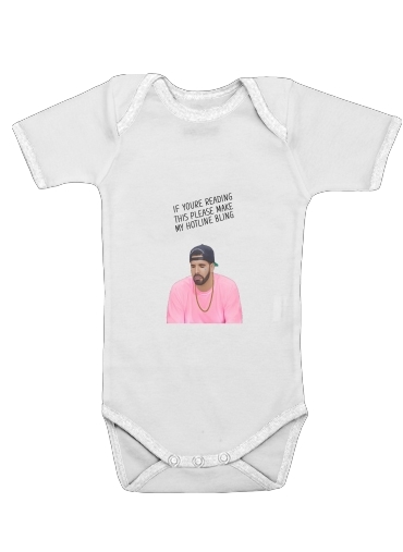  Drake Bling Bling voor Baby short sleeve onesies