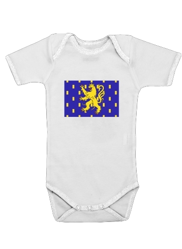  Drapeau de la FrancheComte voor Baby short sleeve onesies