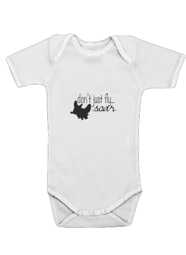  Dumbo - Ne pas voler juste Soar voor Baby short sleeve onesies