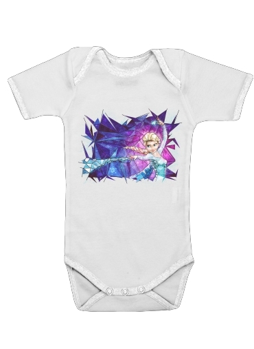  Elsa Frozen voor Baby short sleeve onesies