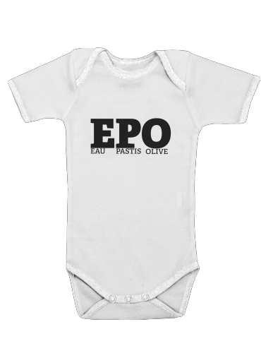  EPO Eau Pastis Olive voor Baby short sleeve onesies