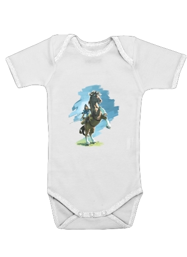  Epona Horse with Link voor Baby short sleeve onesies