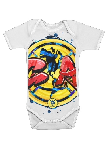  Escudo Graffiti Aguilas  voor Baby short sleeve onesies