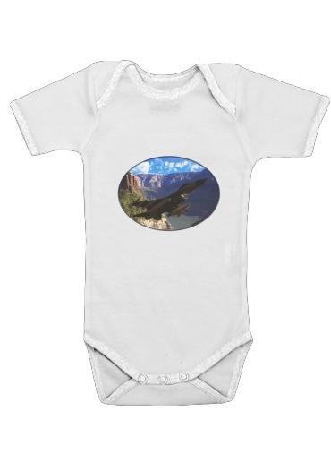  F-16 Fighting Falcon voor Baby short sleeve onesies