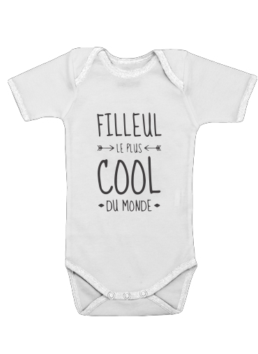  Filleul le plus cool voor Baby short sleeve onesies