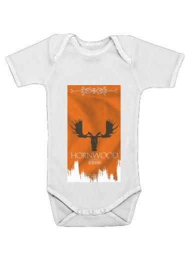  Flag House Hornwood voor Baby short sleeve onesies