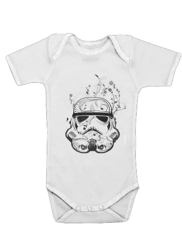  Flower Trooper voor Baby short sleeve onesies