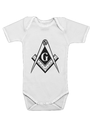  Franc macon voor Baby short sleeve onesies