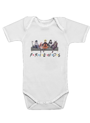  Friends parodie Naruto manga voor Baby short sleeve onesies