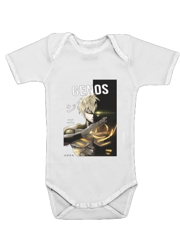  Genos one punch man voor Baby short sleeve onesies