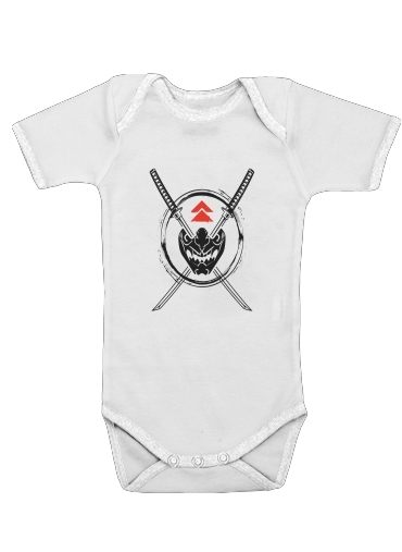  ghost of tsushima art sword voor Baby short sleeve onesies