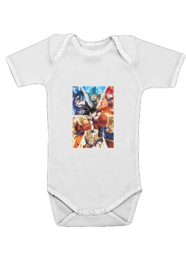  Goku Ultra Instinct voor Baby short sleeve onesies