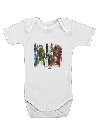  Guild Wars 2 All classes art voor Baby short sleeve onesies