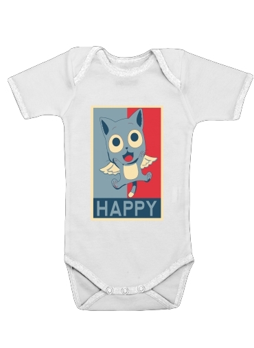  Happy propaganda voor Baby short sleeve onesies