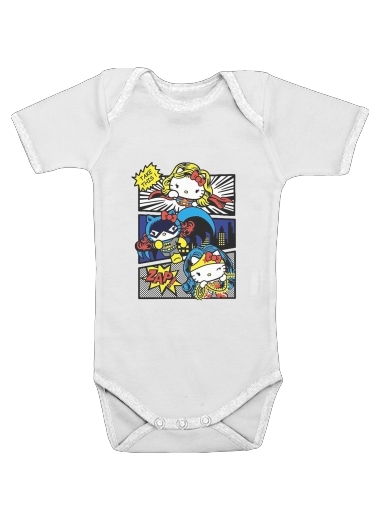  Hello Kitty X Heroes voor Baby short sleeve onesies