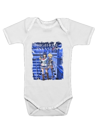  High Rise Invasion voor Baby short sleeve onesies