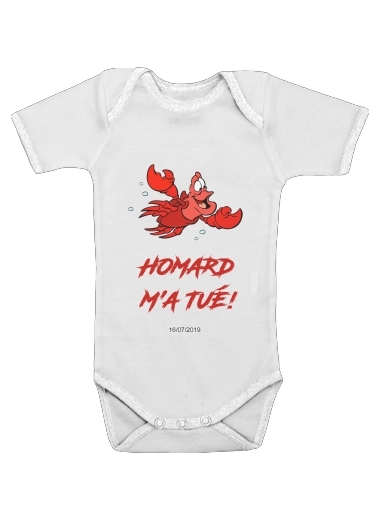  Homard ma tue voor Baby short sleeve onesies