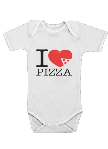  I love Pizza voor Baby short sleeve onesies