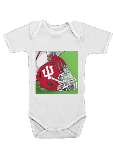  Indiana College Football voor Baby short sleeve onesies