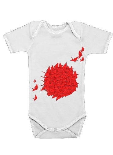  Japan Flowers voor Baby short sleeve onesies