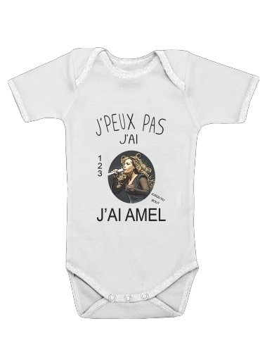  Je peux pas jai Amel voor Baby short sleeve onesies